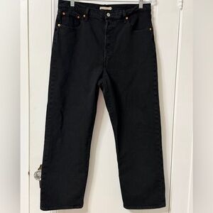 Levi’s Rib cage straight let 32 waist women’s